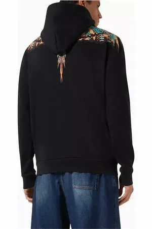 MARCELO BURLON Hombre, Sudaderas, Negro, Talla: M