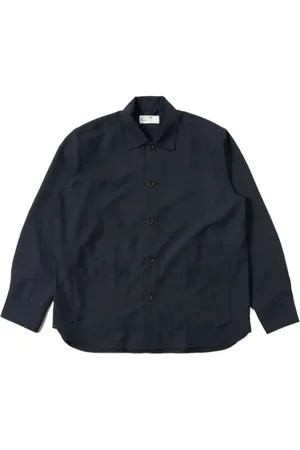 Universal Works Hombre, Chaquetas, Azul, Talla: XL