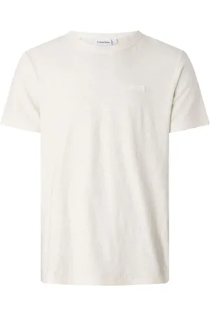 Calvin Klein Hombre, Camisetas, Blanco, Talla: M