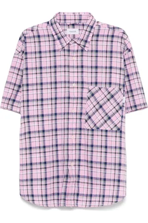 AMISH Hombre, Camisas, Rosa, Talla: S