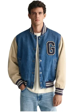 GANT Hombre, Chaquetas, Azul, Talla: M