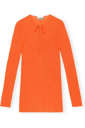 Ganni Mujer, Blusas y Camisas, Naranja, Talla: XS