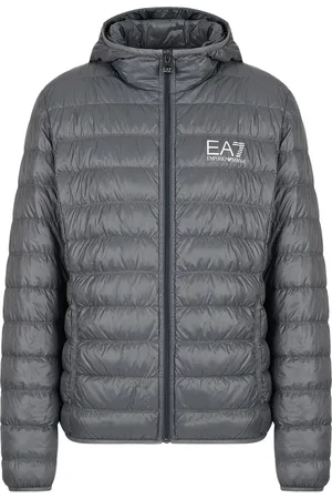 EA7 Hombre, Chaquetas, Gris, Talla: L