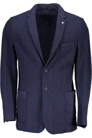 GANT Hombre, Chaquetas, Azul, Talla: L