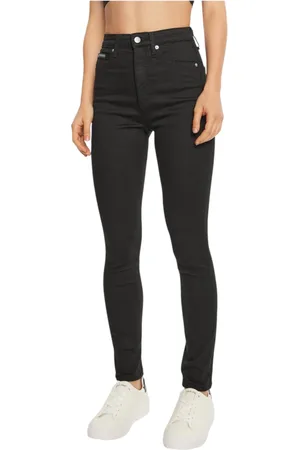 Calvin Klein Mujer, Vaqueros, Negro, Talla: W25 L30