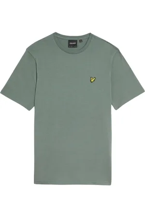 Lyle & Scott Hombre, Camisetas, Verde, Talla: S