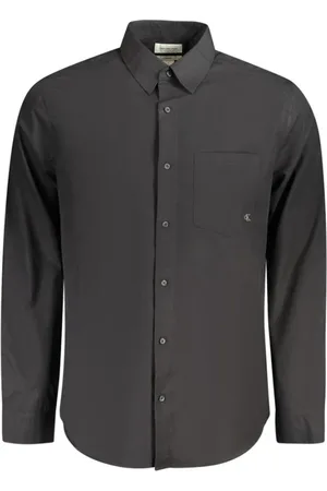 Calvin Klein Hombre, Camisas, Negro, Talla: S