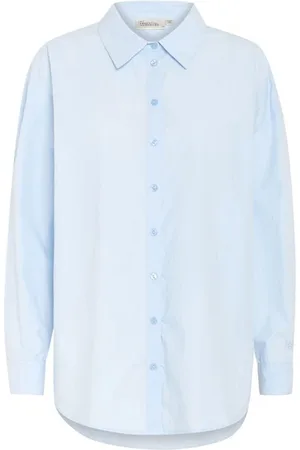 My Essential Wardrobe Mujer, Blusas y Camisas, Azul, Talla: S