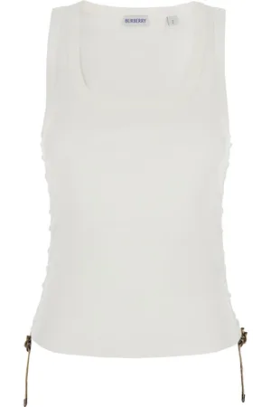 Burberry Mujer, Camisetas, Blanco, Talla: S