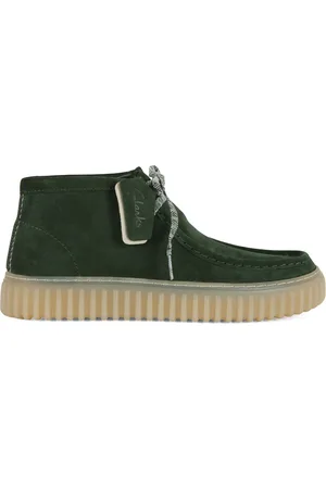 Clarks Hombre, Zapatos, Verde, Talla: 42 EU