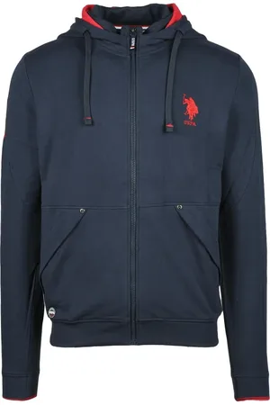 U.S. Polo Assn. Hombre, Sudaderas, Azul, Talla: L
