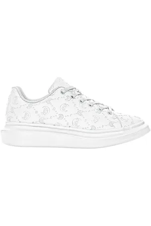 Roberto Cavalli Hombre, Zapatos, Blanco, Talla: 44 EU