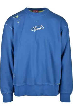 Diesel Hombre, Sudaderas, Azul, Talla: S