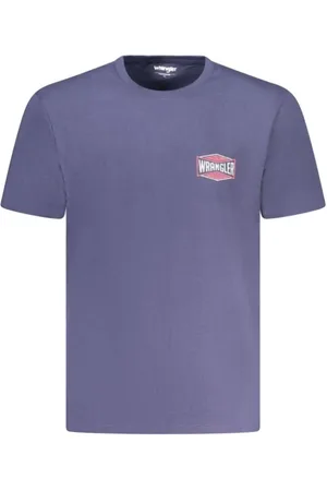Wrangler Hombre, Camisetas, Azul, Talla: M