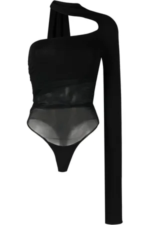 MUGLER Mujer, Camisetas, Negro, Talla: M