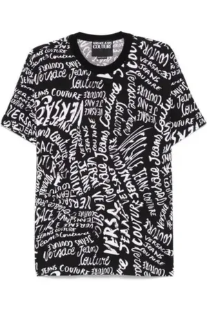 VERSACE Hombre, Camisetas, Negro, Talla: L