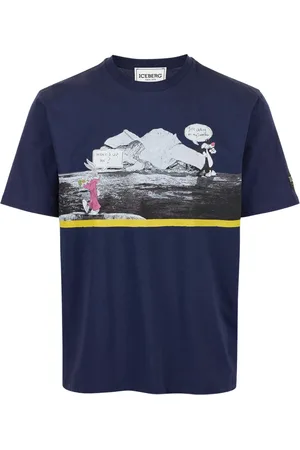 Iceberg Hombre, Camisetas, Azul, Talla: M