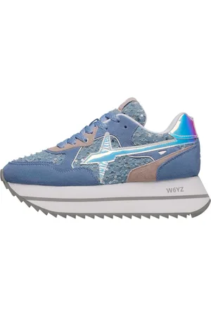 W6YZ Mujer, Zapatos, Azul, Talla: 37 EU