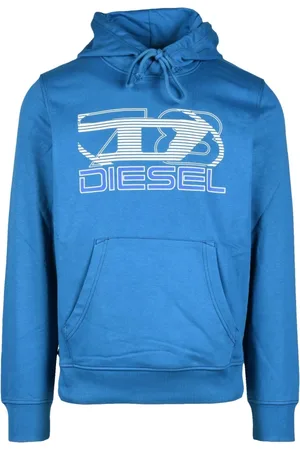 Diesel Hombre, Sudaderas, Azul, Talla: L