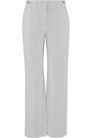 VERSACE Mujer, Pantalones, Blanco, Talla: W28