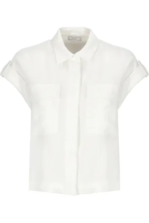 PESERICO SIGN Mujer, Blusas y Camisas, Blanco, Talla: S