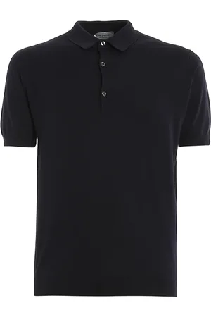 JOHN SMEDLEY Hombre, Camisetas, Azul, Talla: M