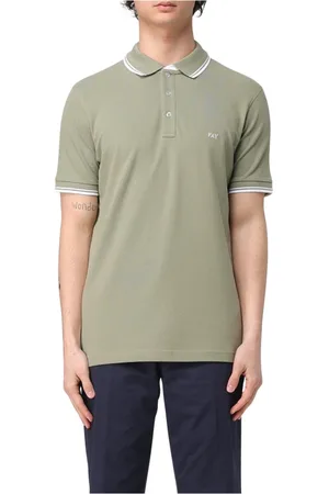FAY Hombre, Camisetas, Verde, Talla: L