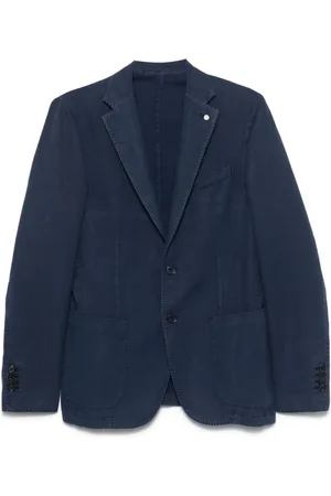 LUIGI BIANCHI MANTOVA Hombre, Chaquetas, Azul, Talla: 2XL