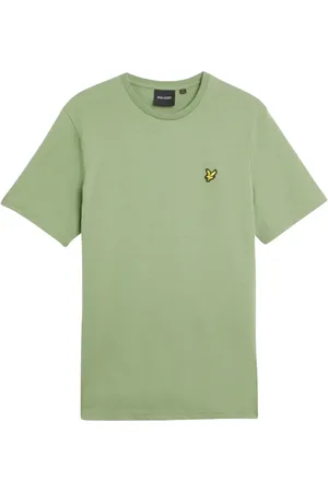Lyle & Scott Hombre, Camisetas, Verde, Talla: S