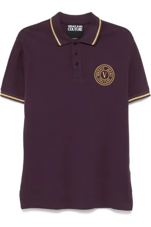 VERSACE Hombre, Camisetas, Púrpura, Talla: M