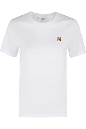 Maison Kitsuné Mujer, Camisetas, Blanco, Talla: L