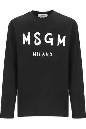 Msgm Hombre, Camisetas, Negro, Talla: L