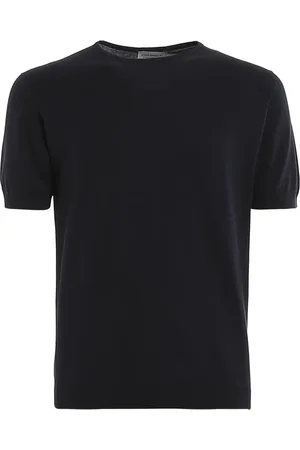 JOHN SMEDLEY Hombre, Camisetas, Azul, Talla: S