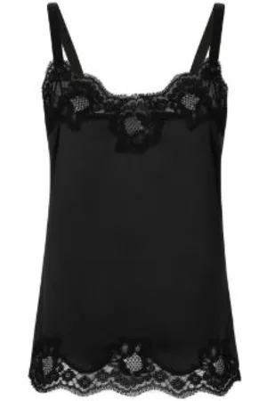 Dolce & Gabbana Mujer, Camisetas, Negro, Talla: M