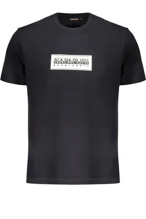 Napapijri Hombre, Camisetas, Negro, Talla: S