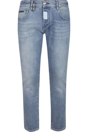 Philipp Plein Hombre, Vaqueros, Azul, Talla: W33