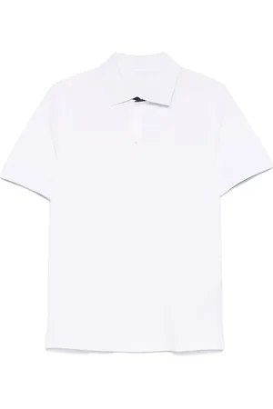 FAY Hombre, Camisetas, Blanco, Talla: L