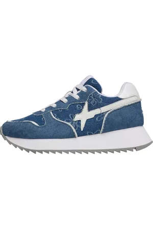 W6YZ Mujer, Zapatos, Azul, Talla: 37 EU