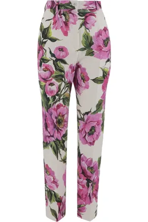 Dolce & Gabbana Mujer, Pantalones, Rojo, Talla: S