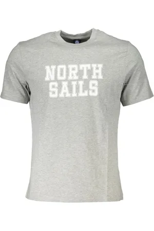 North Sails Hombre, Camisetas, Gris, Talla: 2XL