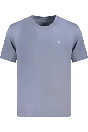 Calvin Klein Hombre, Camisetas, Azul, Talla: 2XL