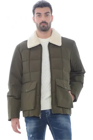Woolrich Hombre, Chaquetas, Verde, Talla: M