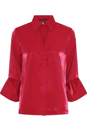 Bruuns Bazaar Mujer, Blusas y Camisas, Rojo, Talla: L