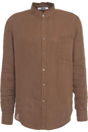 Mauro Grifoni Hombre, Camisas, Marrón, Talla: L