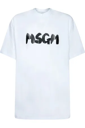 Msgm Hombre, Camisetas, Blanco, Talla: L