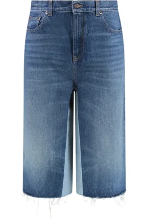 Chloé Mujer, Pantalones cortos, Azul, Talla: S