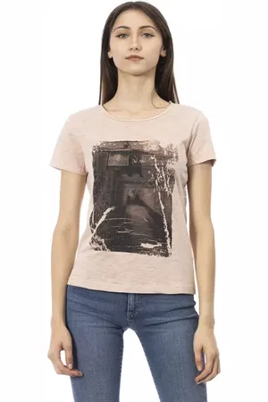 Trussardi Mujer, Camisetas, Rosa, Talla: L