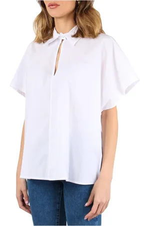 Manila Grace Mujer, Blusas y Camisas, Blanco, Talla: 2XS