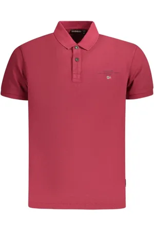 Napapijri Hombre, Camisetas, Rojo, Talla: S