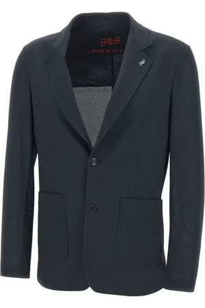 BOB der Bär Hombre, Chaquetas, Azul, Talla: L